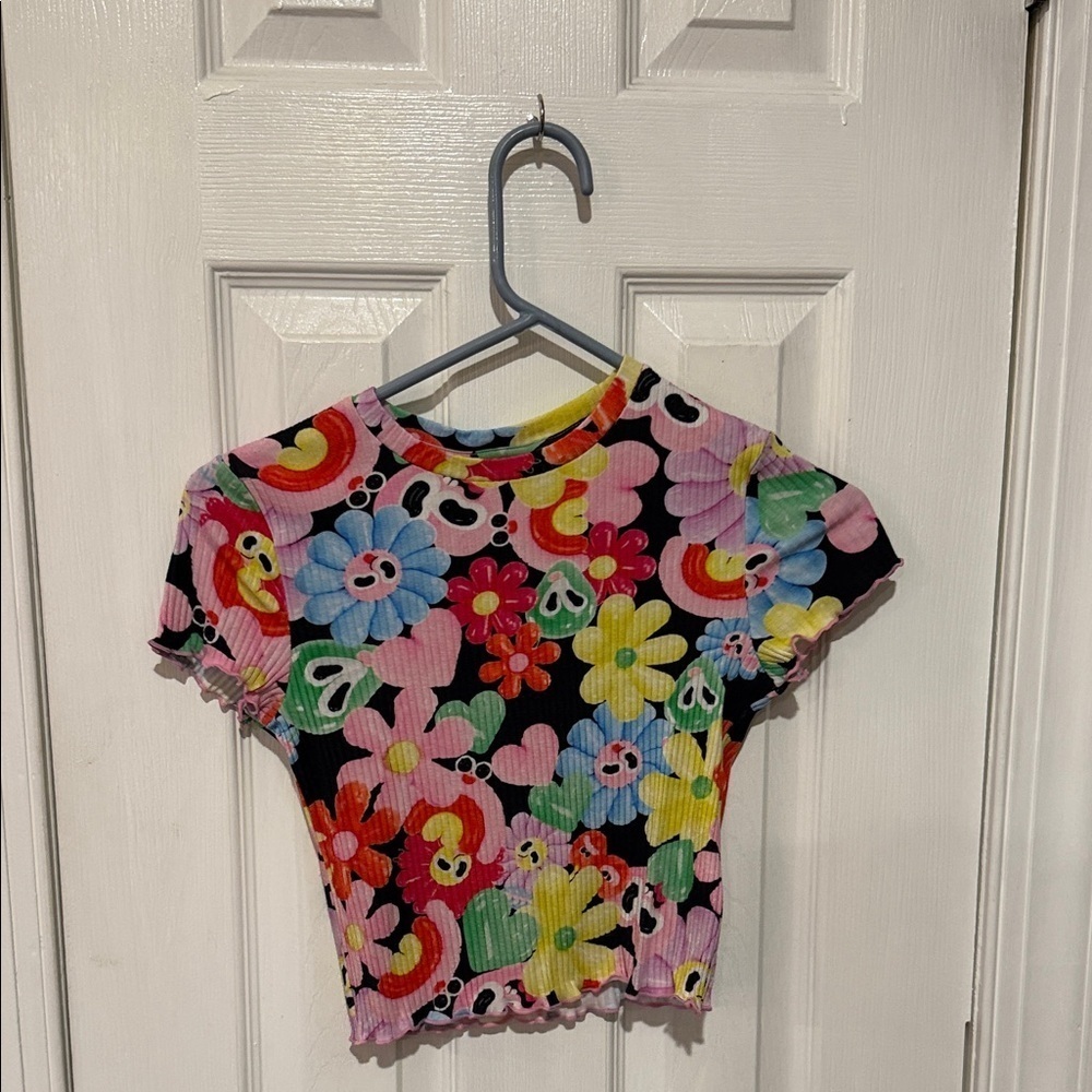 H&M Multicolor Floral Kids Tee